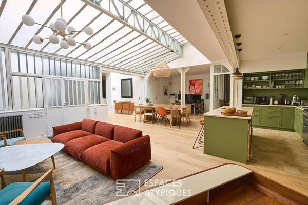 Loft comme une maison, au calme et à deux pas de la Place des Vosges