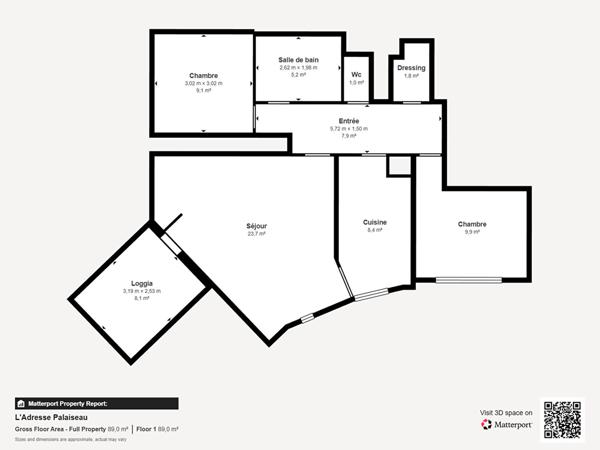 Appartement PALAISEAU 3 pièces 73.35 m²