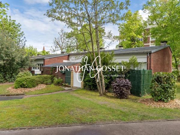 Verneuil-sur-Seine: Charmante maison 4pcs plain-pied de 82 m2 sur une parcelle de terrain de 110m2
