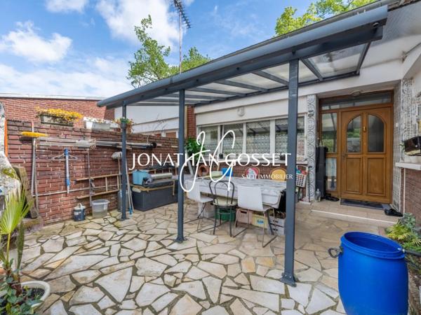 Verneuil-sur-Seine: Charmante maison 4pcs plain-pied de 82 m2 sur une parcelle de terrain de 110m2