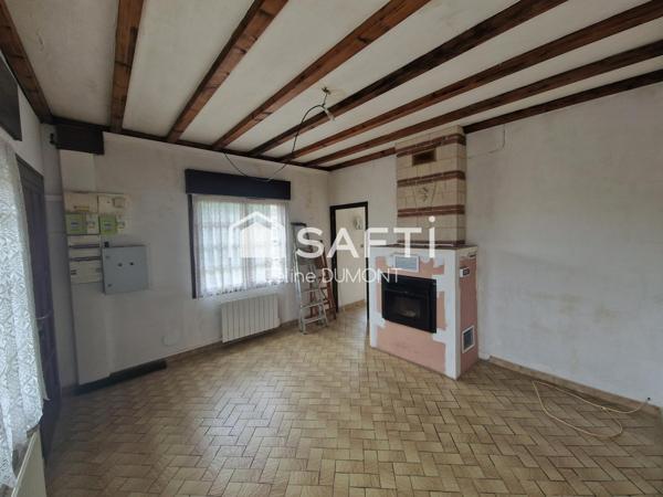 Maison dans secteur calme avec terrain de 1 500m2