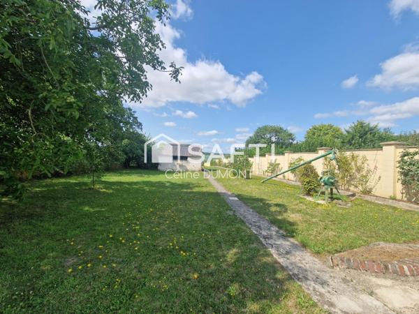 Maison dans secteur calme avec terrain de 1 500m2