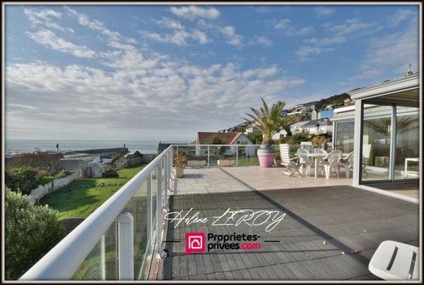 Grande demeure familiale avec vue panoramique sur Fécamp et la mer