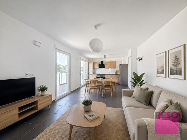 Beau T2 de 49,88 m² – Double exposition – Garage