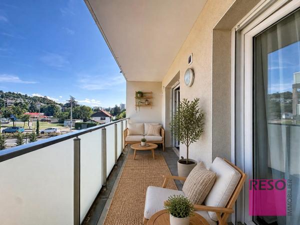 Beau T2 de 49,88 m² – Double exposition – Garage