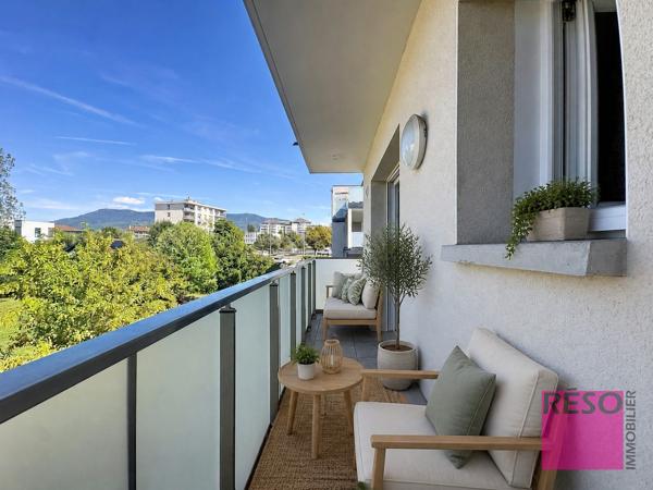 Beau T2 de 49,88 m² – Double exposition – Garage