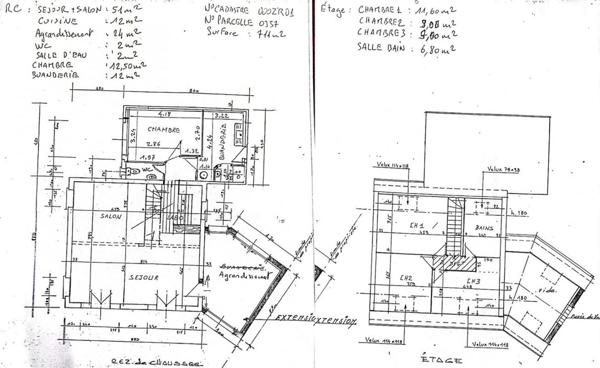 Exclusivité ! Côtes d'Armor 22590 Pordic. 4 chambres dont une au RDC avec Sde... terrain clos sans vis à vis