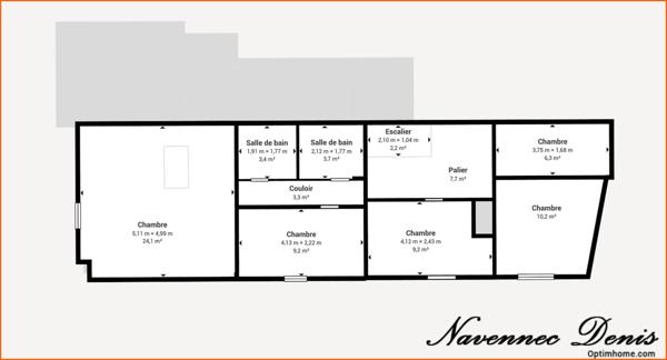 Maison de charme avec 5 chambres proche des commerces et des écoles – 200 000€