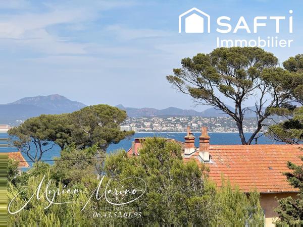 SAINT-AYGULF – 2 PIÈCES DERNIER ÉTAGE AVEC VUE MER + GARAGE