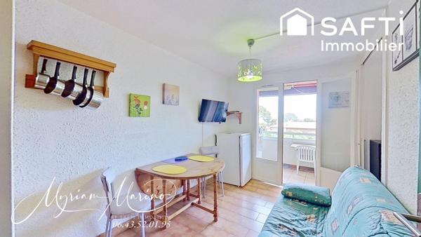 SAINT-AYGULF – 2 PIÈCES DERNIER ÉTAGE AVEC VUE MER + GARAGE