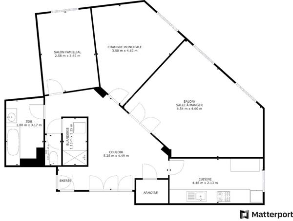 Appartement Paris 4 pièce(s) 86 m2