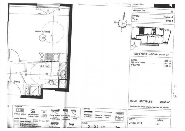 Appartement 1 pièce - 44000 Nantes