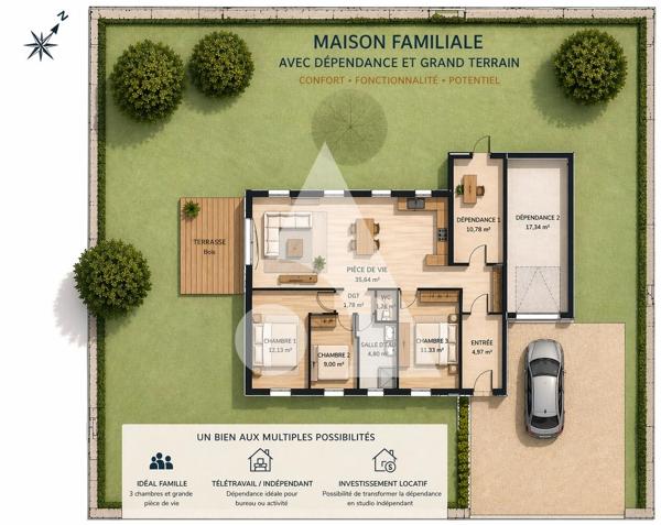 Maison 5 pièces 120 m2