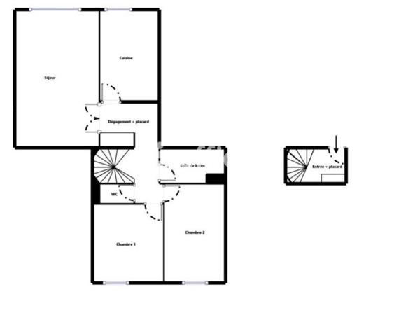 Appartement 3 pièces - 63 m²