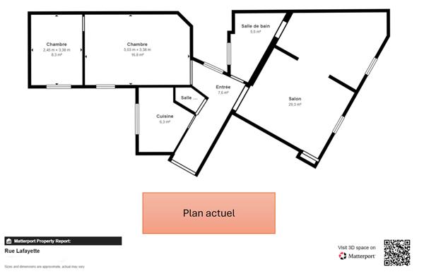 Appartement 3-4 pièces / 1-2 chambres - 75010 RUE LA FAYETTE