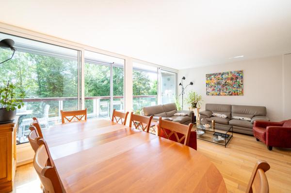 Appartement familial 108m2, parfait état, 4 chambres, grand balcon, calme, verdure, sans vis-à-vis.