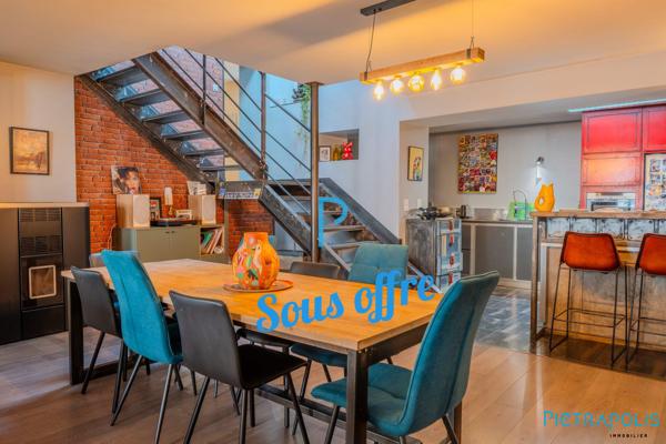 Duplex style loft- 5 CHAMBRES- GRAND GARAGE