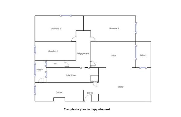 Appartement familial rénové à la Seyne
