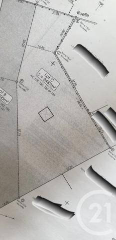 Terrain à vendre  2487 m 2   BONNEUIL EN VALOIS  - 60