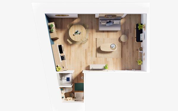 Appartement à vendre    3 pièces •  Auray