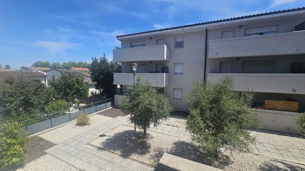 Gigean (34770) Appartement T2 de 43m² avec terrasse dans résidence sécurisée