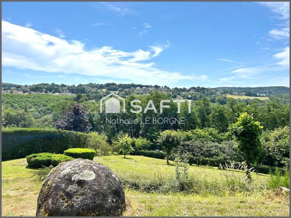 Belle traditionnelle sur sous sol avec vue panoramique