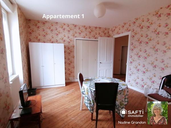 A proximité des commerces, en coeur de village