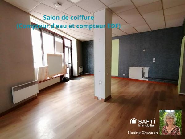 A proximité des commerces, en coeur de village