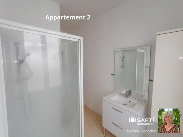 A proximité des commerces, en coeur de village