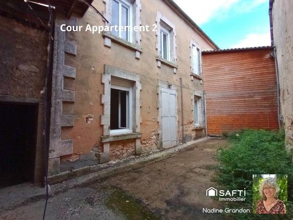 A proximité des commerces, en coeur de village