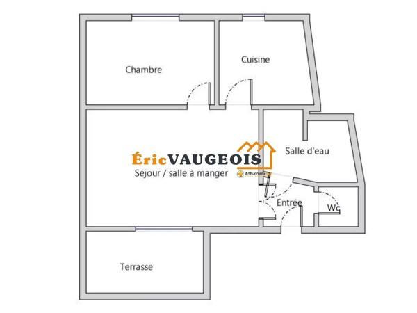 Vente                                                      Appartement
                        
                     2 pièces                      54 m2                     à Coulommiers