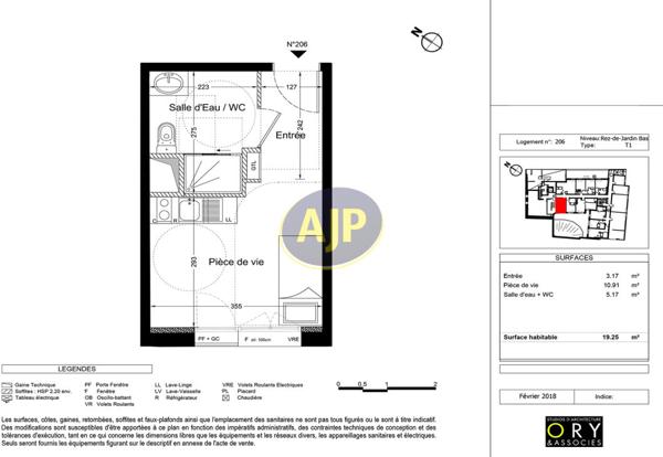 Location appartement Nantes : 489 € - AJP Immobilier Nantes Sud