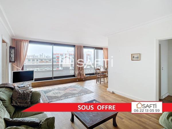 Appartement Paris 75015 – 106 m²- terrasse 14 m² - 3/4 ch - Sans vis-à-vis