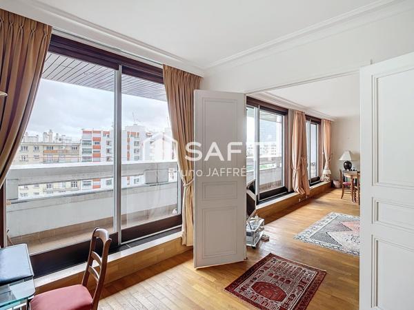 Appartement Paris 75015 – 106 m²- terrasse 14 m² - 3/4 ch - Sans vis-à-vis