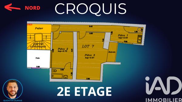 Appartement à vendre 2 pièces 47 m² Bayonne