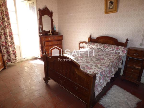 Maison 4 chambres, centre ville.