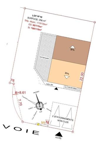 Villas 107 m² à Cabestany 66330