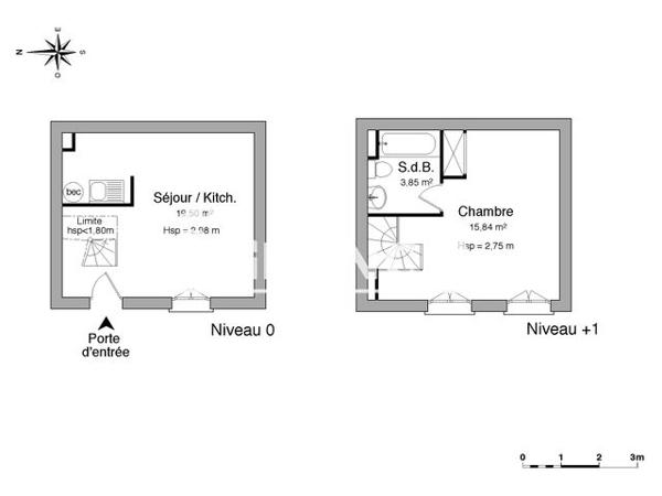 Location Appartement 2 pièces 39.19 m² - 11 RUE D'ESCURES Orleans 45000