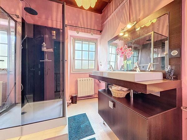 LAPLUME - Ensemble immobilier de caractère de 300 m² avec dépendance (Gîte) , garage, piscine, terrain dominant de 3600 m² environ.