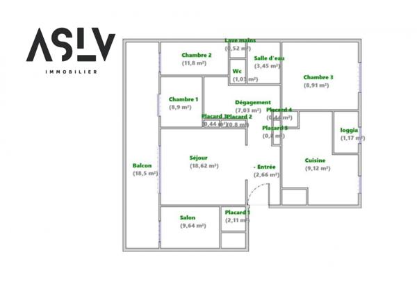 Appartement à vendre 5 pièces 86 m² Marseille 14