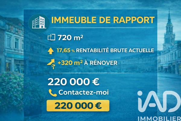 Immeuble à vendre 720 m² Hautmont