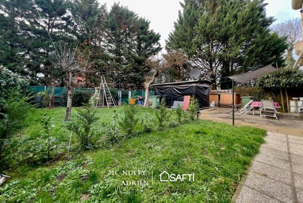 3P avec jardin 230 m² sans vis-à-vis + box à 10 min du Téléval