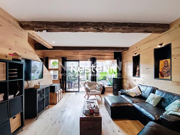 A vendre maison de ville 4 pièces 116 m² avec cour intérieur à Mirande