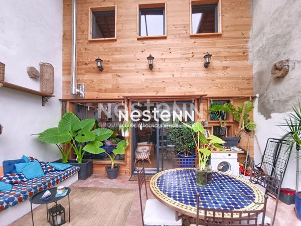 A vendre maison de ville 4 pièces 116 m² avec cour intérieur à Mirande