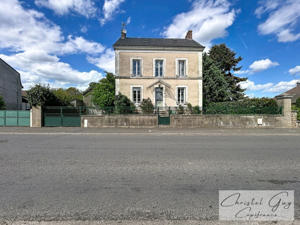 Dpt Sarthe (72), à vendre proximité gare MONTVAL SUR LOIR, maison bourgeoise 5 chambres sur 600 m² de terrain