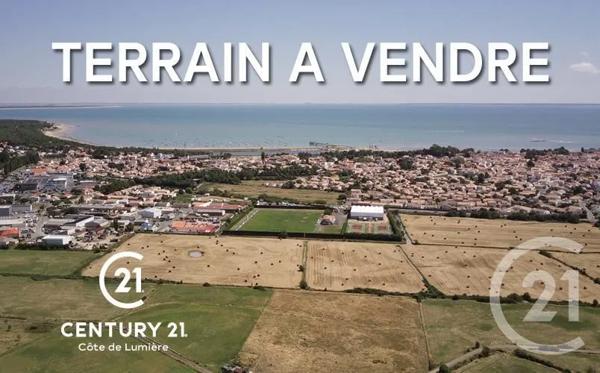 Terrain à vendre  401 m 2   LA TRANCHE SUR MER  - 85