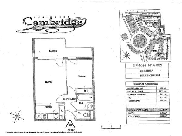 Location Appartement 2 pièces 36.76 m² - 31 BLD DES COUETTES Pau 64000