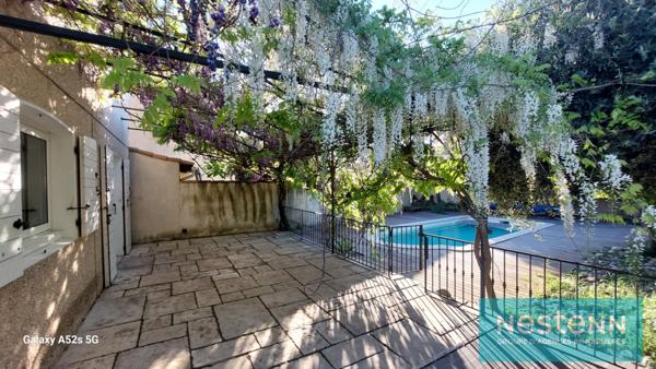 Maison ENTRESSEN T4, 3 Chambres, jardin, piscine et garage aménagé, env 127m²