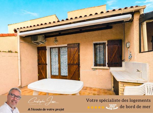 Maison 3 pièces climatisée avec terrasse 16m2