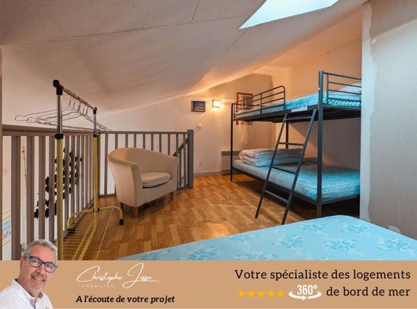 Maison 3 pièces climatisée avec terrasse 16m2